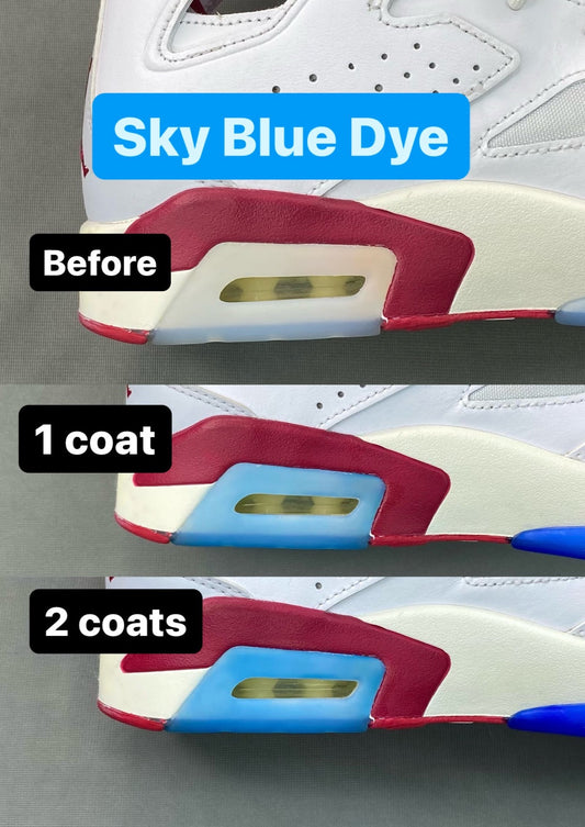 Sky Blue Permanent Sole dye •Free Shipping•