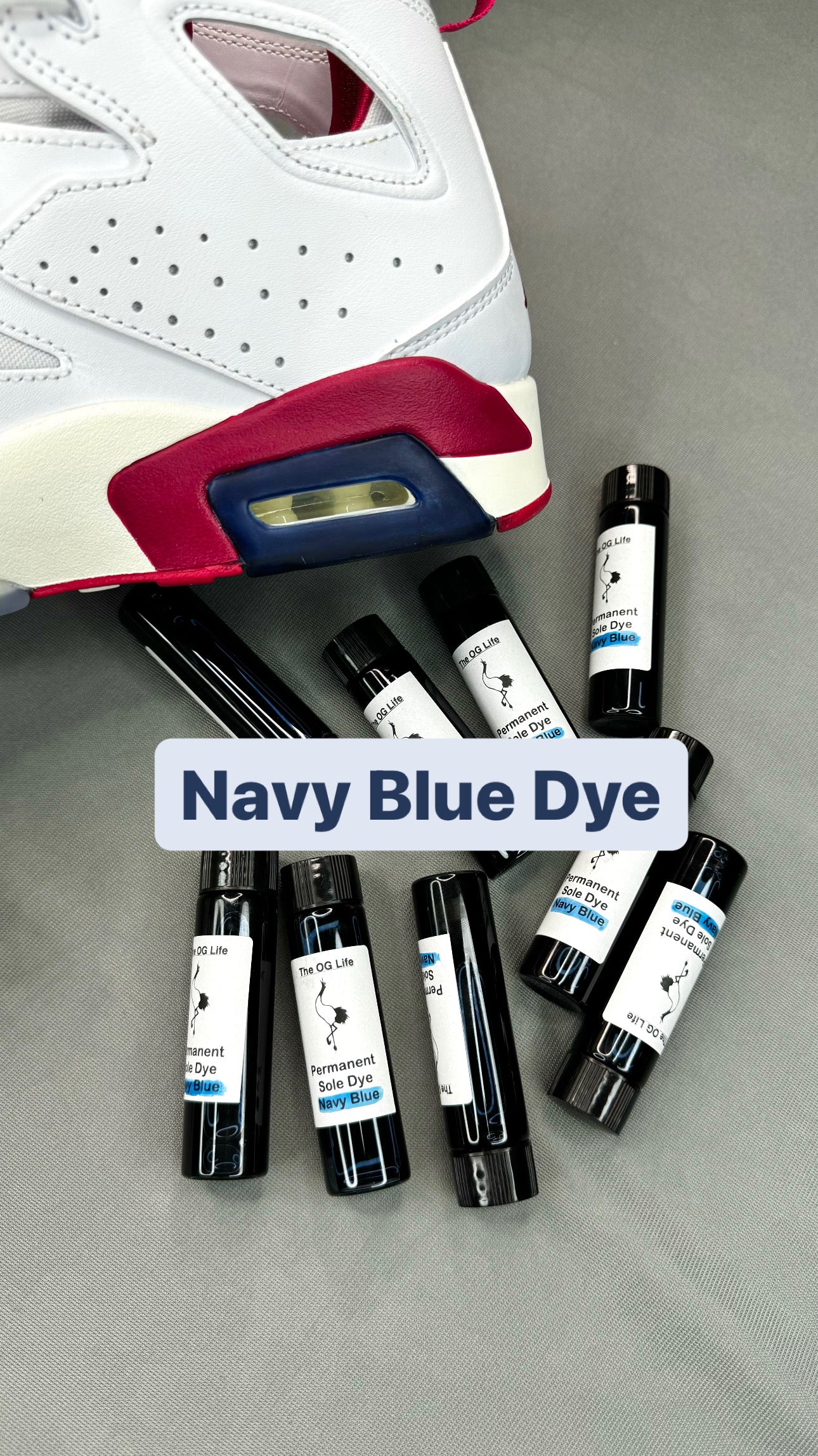 Navy Blue Permanent Sole dye •Free Shipping•