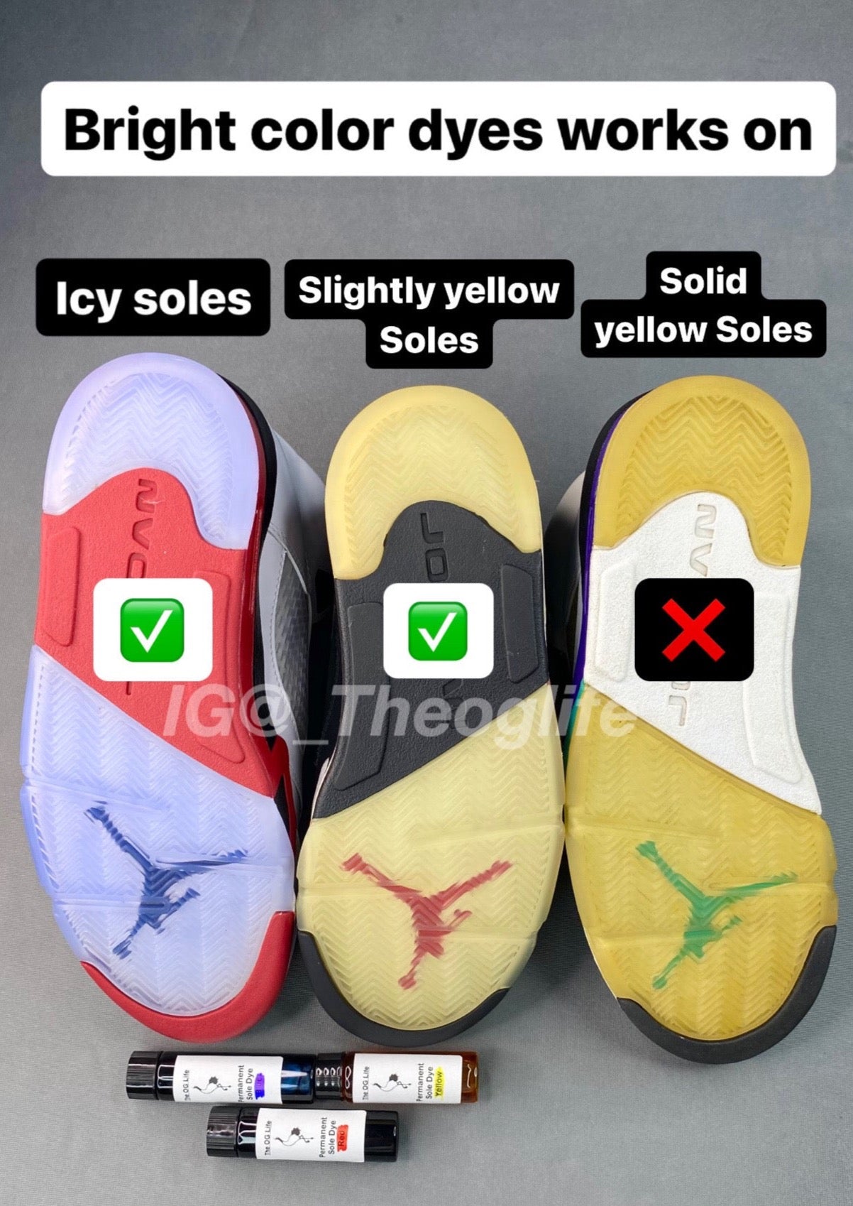 6 Pack Deal Permanent soles dyes •Free Shipping•