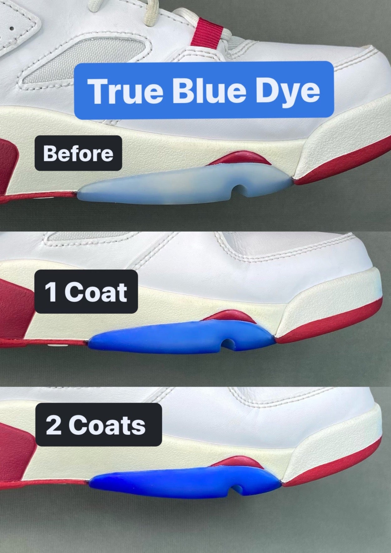 True Blue Permanent Sole dye •Free Shipping•