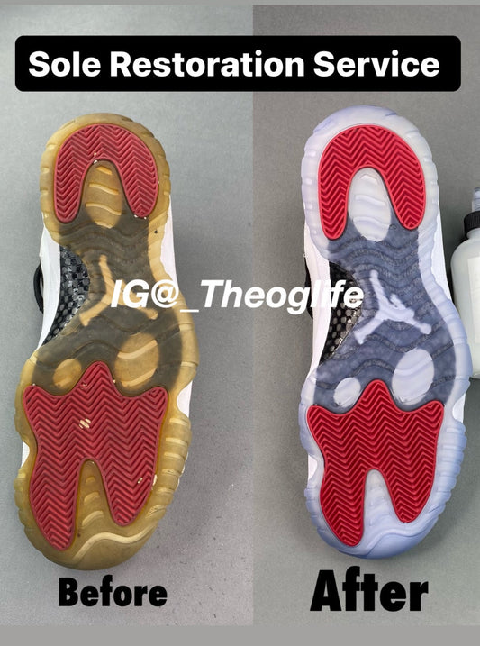 Sneaker Sole Icing/Restoration Service