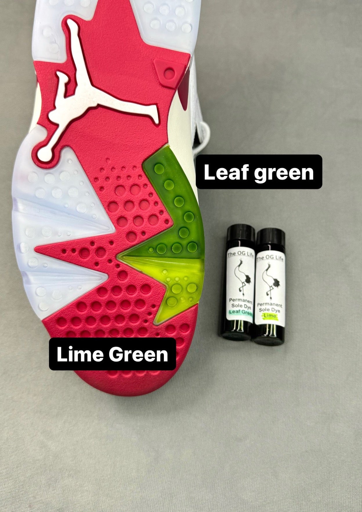 Green Tones Permanent Sole dye  •Free Shipping•