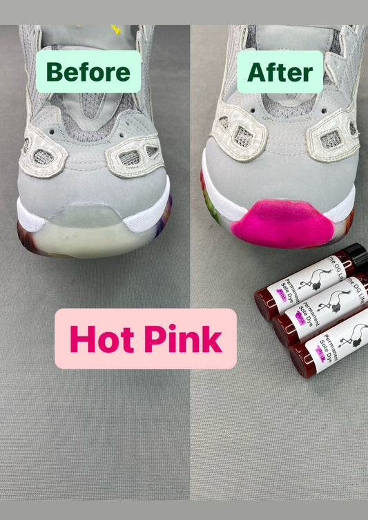 Hot Pink Permanent Sole dye  •Free Shipping•