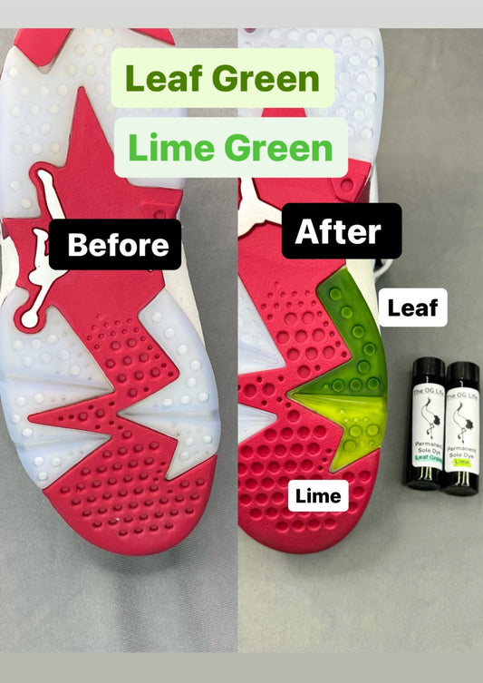 Green Tones Permanent Sole dye  •Free Shipping•